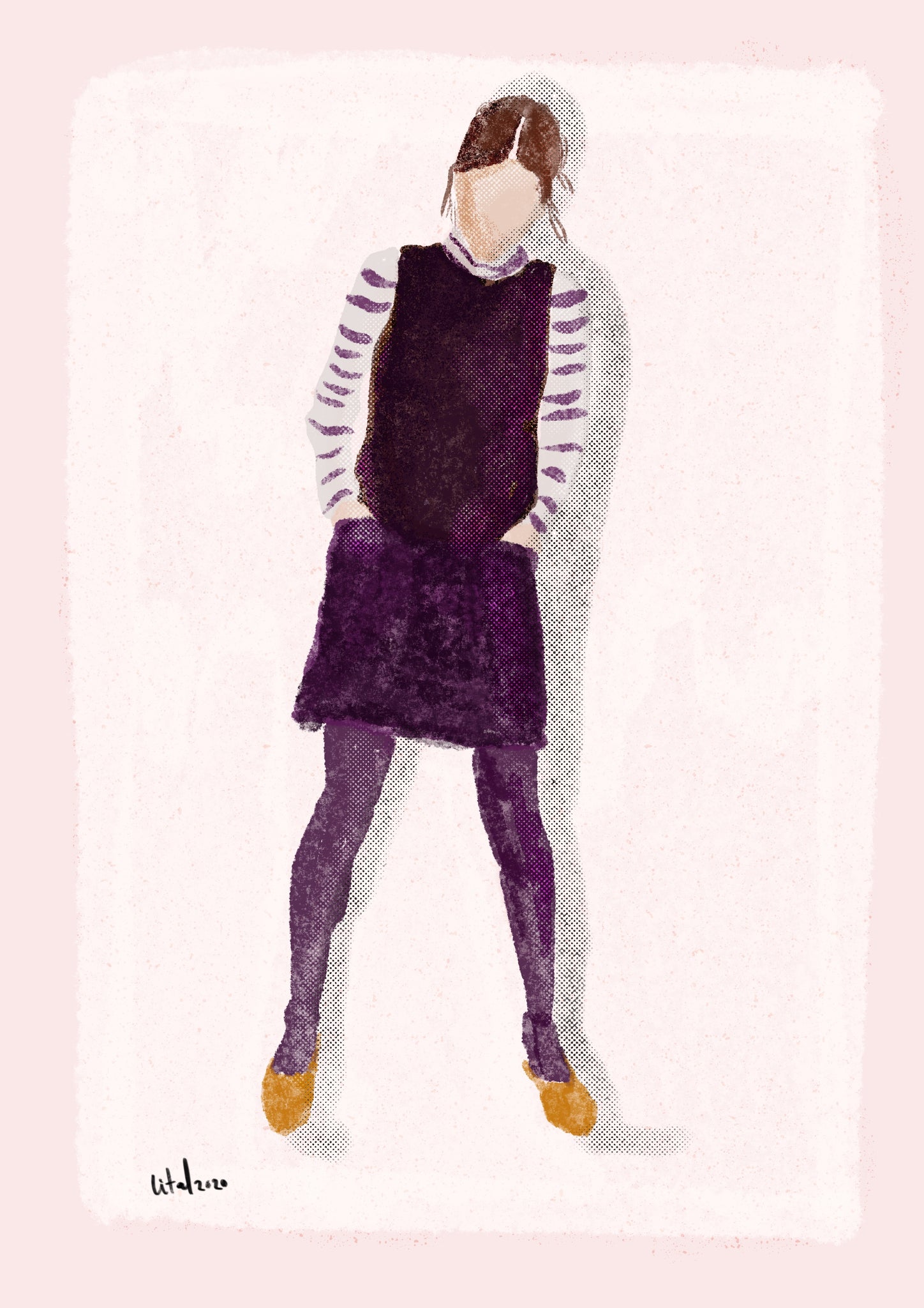 Parisian chic  illustration BS0014